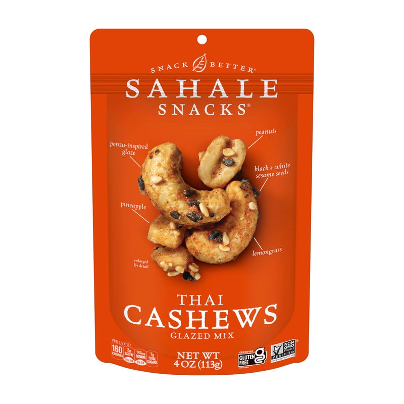 Sahale Snacks Thai Cashews Glazed Mix 4 Ounces Pack of 6 - Image 3