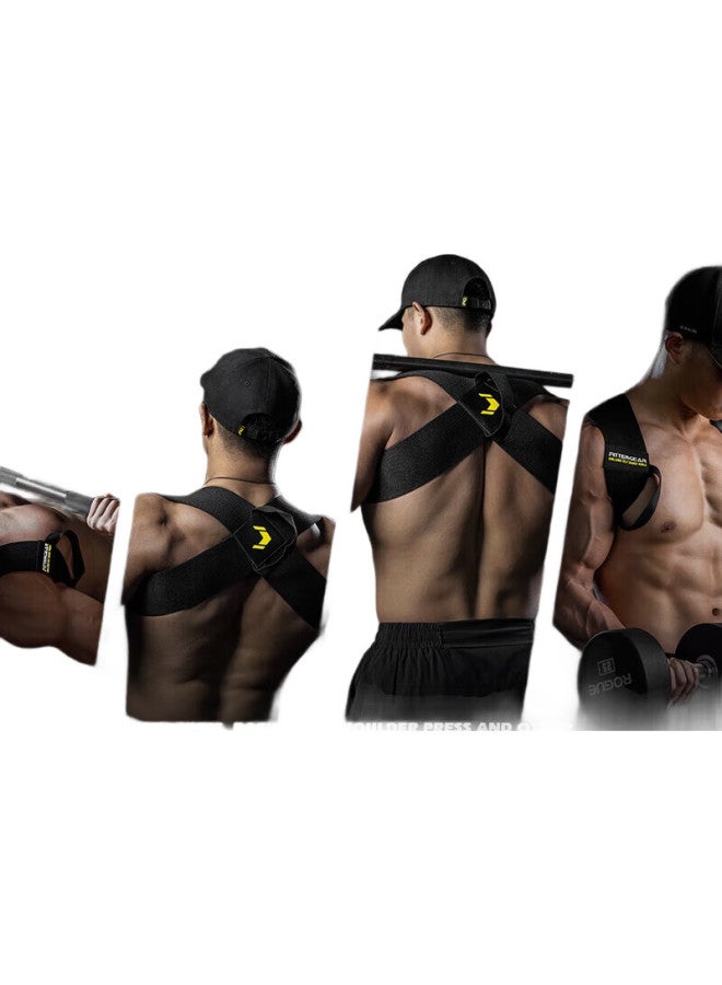 FITTERGEAR جهاز تصحيح الكتف لتدريب الكتف، ضغط الصدر، تدريب الكتف المستدير، جهاز تصحيح الكتف، صفوف مستقيمة، فتح الصدر، فتح الكتف، دعم الظهر المستقيم - Image 2