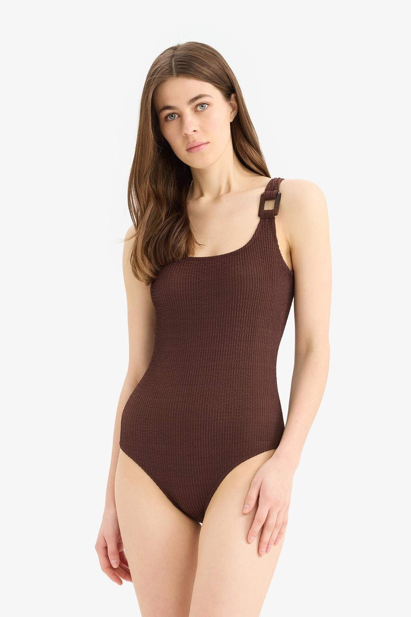 DeFacto Fall in Love Regular Fit Crepe Swimsuit - Image 3