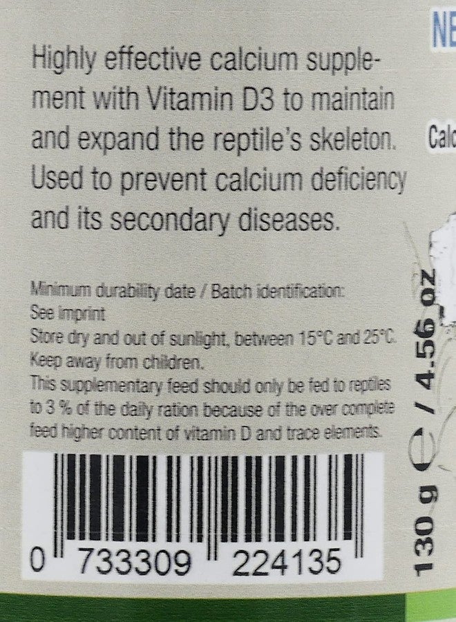 نيكتون مكمل غذائي للزواحف Nekton Rep-Calcium+ D3، وزن 130 غرام (4.56 أونصة) - Image 4