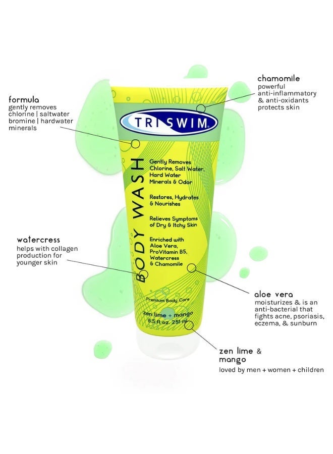 TRISWIM BODY WASH Lime & Mango US 251ml - Image 2