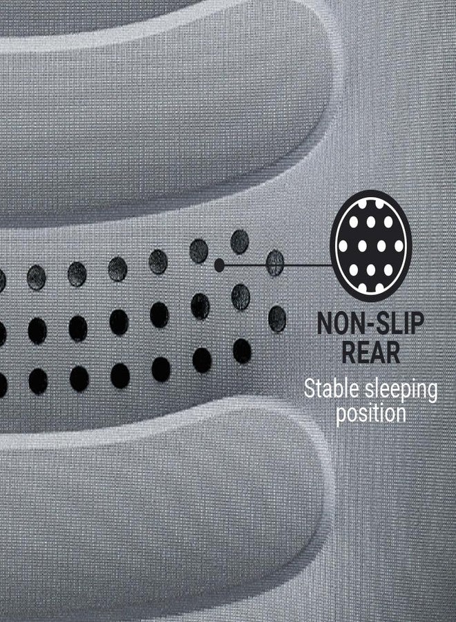 Go Travel Compact Universal Pillow, Comfortable Travel Pillow for Uninterrupted Sleep and Lumbar Support, Inflatable Neck Pillow for Airplane, Bus, Car, and Train, Travel Essentials, Black - Image 5