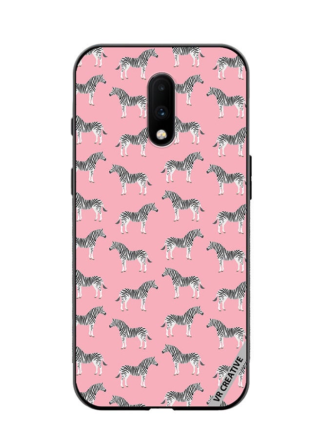 Protective Case Cover For OnePlus 7 Mix Pattern Design Multicolour