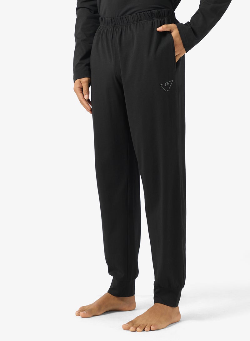 EMPORIO ARMANI Casual Crew Neck T-Shirt And Payjma Set - Image 4