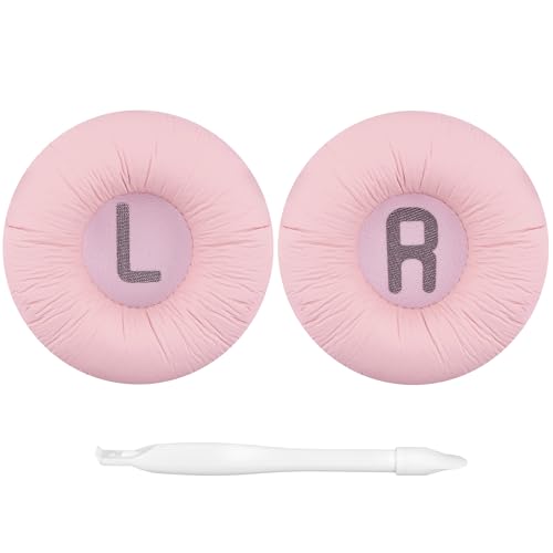 Geekria NOVA Leatherette Replacement Ear Pads Compatible with JBL JR 300/ 300BT, T 450BT/ T500BT, Tune 500/ 500BT/ 510BT/ 520BT Headphones Ear Cushions, Repair Parts with Video Guide (Pink) - Image 3