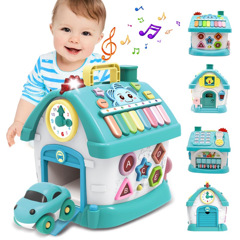Ming You Toys for 1 Year Old Boys Gifts 8 in 1 Functional Musical House Educational Baby Toys 1218 Months Montessori Toy for One Year Old Boy Birthday Gifts - Image 3