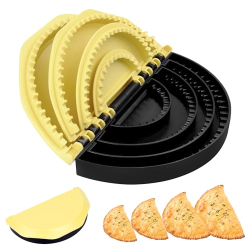 Meetory Tortilla Sealer - 4-in-1 Quesadilla Makerfor 4"/6"/8"/10", Flip Wrap Tortilla Make for Burritos, Tacos, Dumplings and Calzone Dishwasher Safe Crimper for Easy Storage - Image 1