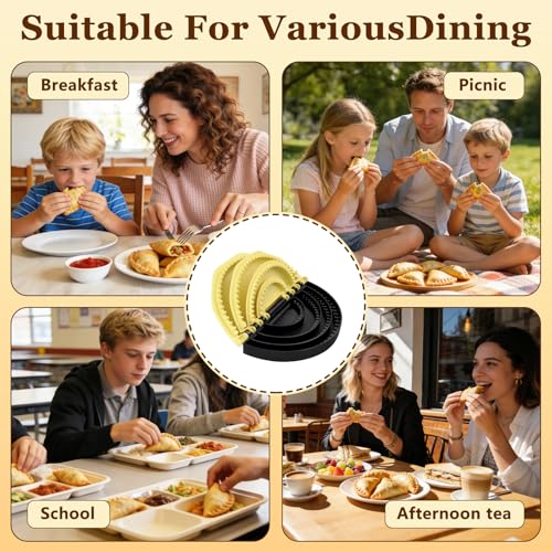 Meetory Tortilla Sealer - 4-in-1 Quesadilla Makerfor 4"/6"/8"/10", Flip Wrap Tortilla Make for Burritos, Tacos, Dumplings and Calzone Dishwasher Safe Crimper for Easy Storage - Image 5