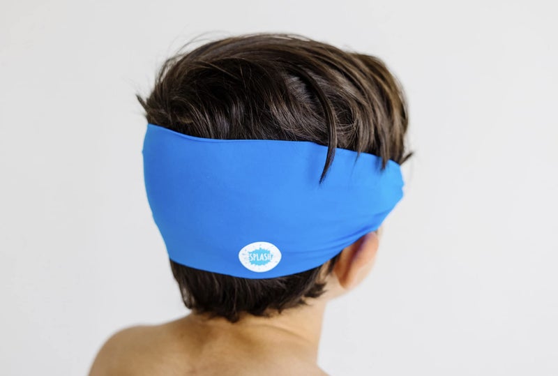 Splash Place SWIM GOGGLES with Fabric Strap - ROYAL | Adult & Kids Swim Goggles - Won't Pull Your Hair - Purple Goggles for Swimming - Image 5