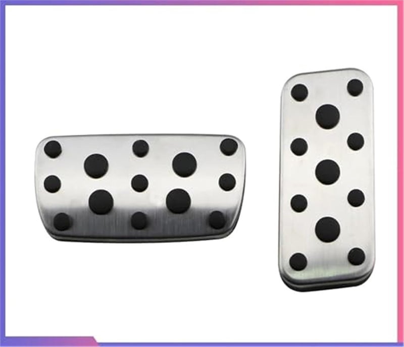 Wivplex Stainless Steel Pedal Pad Set for Subaru - Image 2
