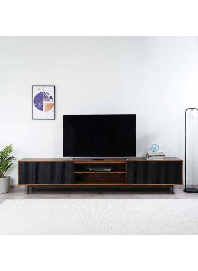 Pan Home Ercol Tv Unit Upto 80 Inches Solid Wood - Brown  - Image 2