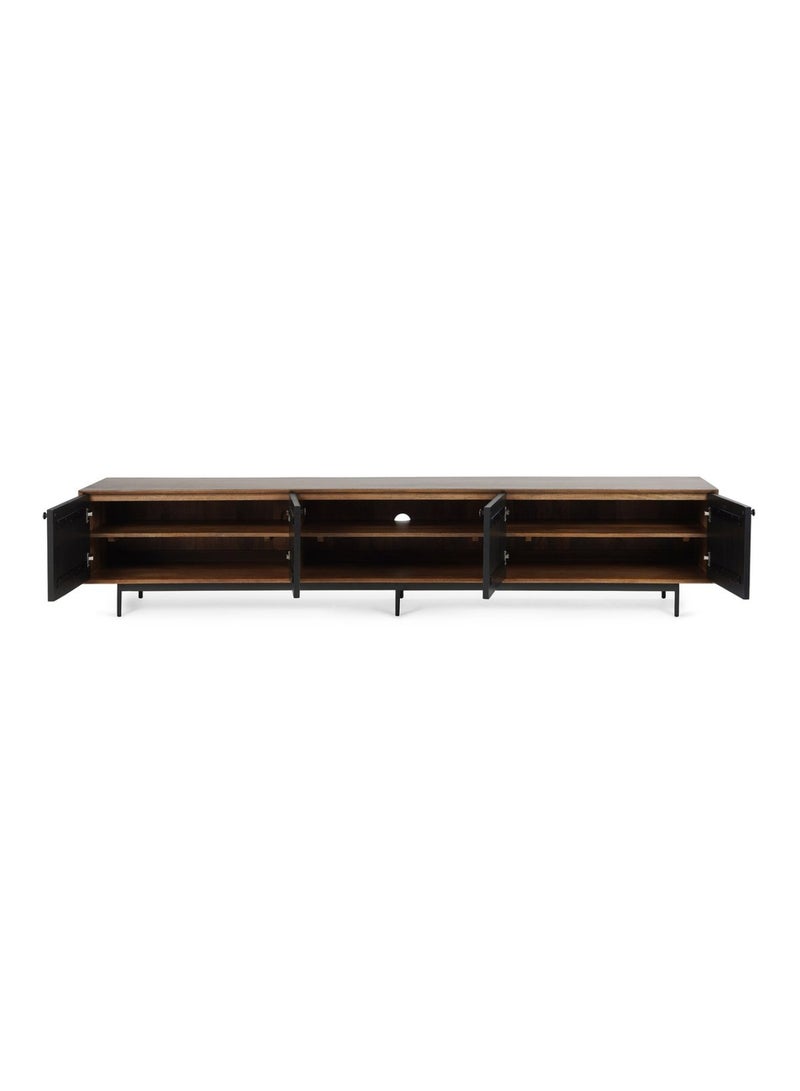 Pan Home Ercol Tv Unit Upto 80 Inches Solid Wood - Brown  - Image 3