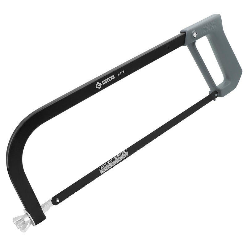 Groz 30010 Handyman Hacksaw Frame, Silver Black - Image 3