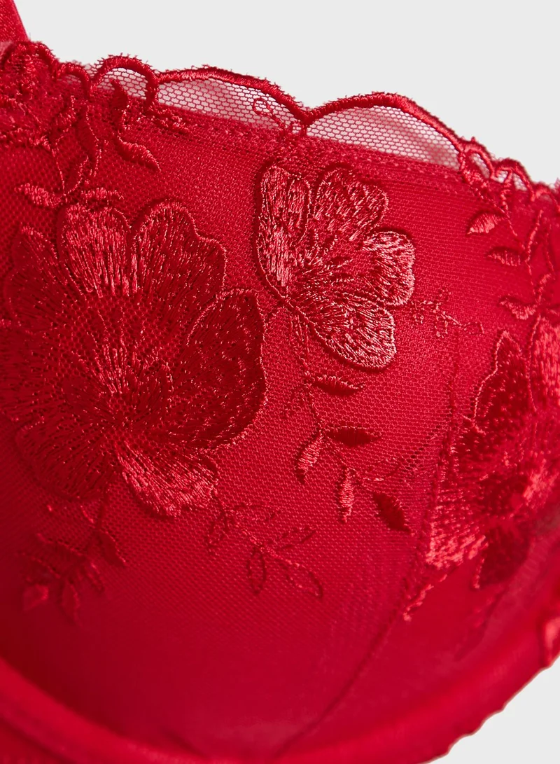 Dorina Lace Detail Demi Bra