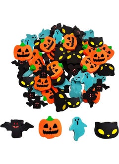 Halloween Mini Erasers For Kids, 4 Styles Cute Halloween Erasers For Kids Bulk, Fun Pumpkin Ghost Bat Erasers, Halloween Trick Or Treat Party Favors Goody Bag Filler 48Pcs, Halloween Decorations