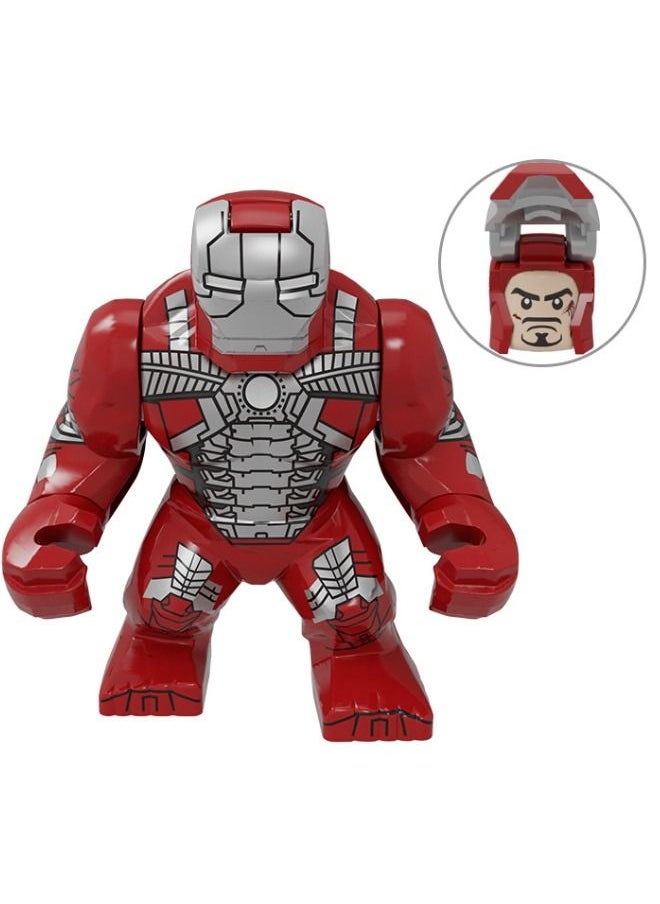 Pogo - 4-Piece Marvel Avengers Superhero Mini Figures High Quality Assembled Block Set For Collectors and Kids（Captain America/Hulk/Spiderman/Iron Man） - Image 1