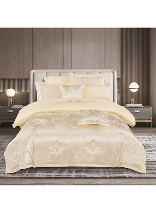 Comforter Set Extra Soft Lace Jacquard Comforter King Size Microfiber Printed 8 Pieces Set - pzsku/Z8733AAA5F0EC4CA03B6BZ/45/_/1710425663/f5c3a44a-4ff7-4600-a36e-900c9738446b