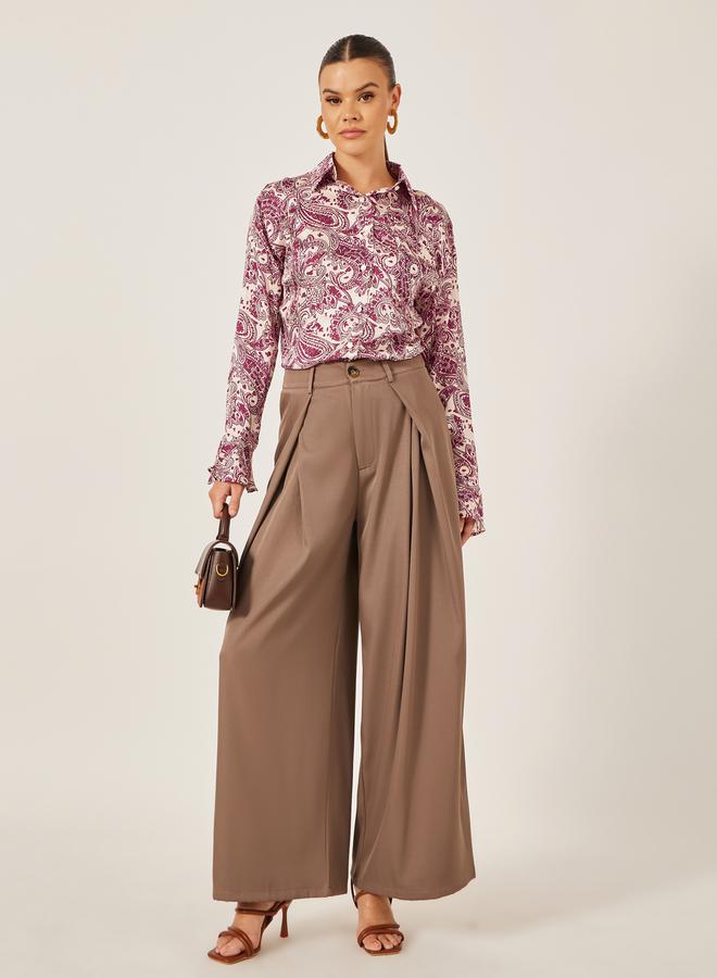 Styli Paisley Printed Long Sleeve Regular Fit Shirt  - Image 3