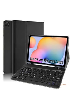 "Perfect Fit Keyboard Case for Galaxy Tab S6 Lite 10.4 Inch – Durable Folio Case with Detachable Bluetooth Keyboard, Precise Cutouts, Lightweight, & Full Access to Ports – Compatible with SM-P610/P615/P613/P619 (2020/2022)"