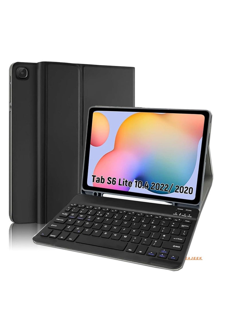 JAJEEK - "Perfect Fit Keyboard Case for Galaxy Tab S6 Lite 10.4 Inch – Durable Folio Case with Detachable Bluetooth Keyboard, Precise Cutouts, Lightweight, & Full Access to Ports – Compatible with SM-P610/P615/P613/P619 (2020/2022)" - Image 1