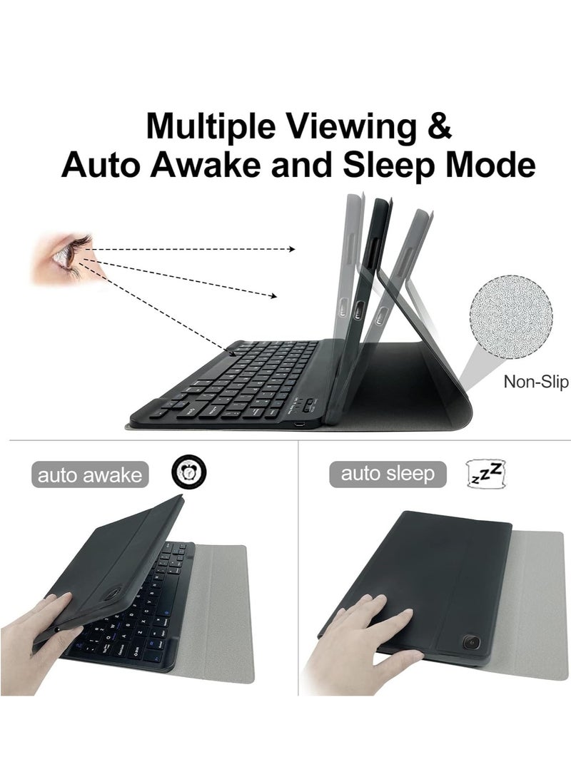 JAJEEK - "Perfect Fit Keyboard Case for Galaxy Tab S6 Lite 10.4 Inch – Durable Folio Case with Detachable Bluetooth Keyboard, Precise Cutouts, Lightweight, & Full Access to Ports – Compatible with SM-P610/P615/P613/P619 (2020/2022)" - Image 1