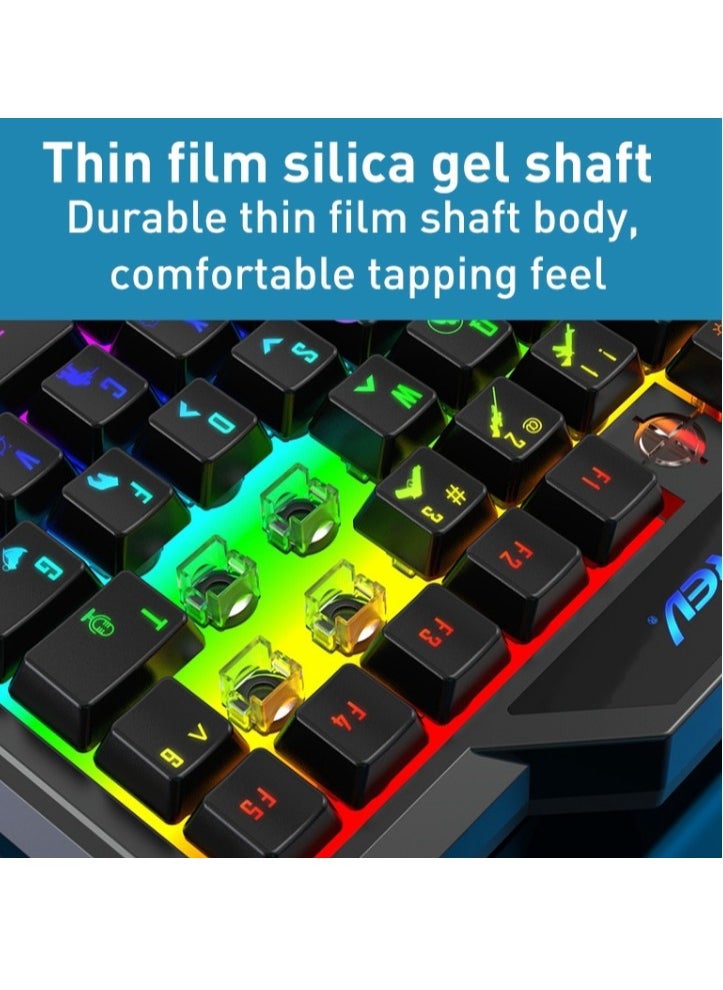 Forev - FV-F6 Wired Gaming Illuminated Keyboard (Black) - Image 1