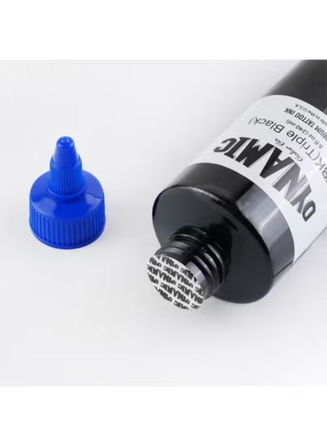 Dynamic Color Co Triple Black Premium Tattoo Ink Bottle 8oz - Image 5