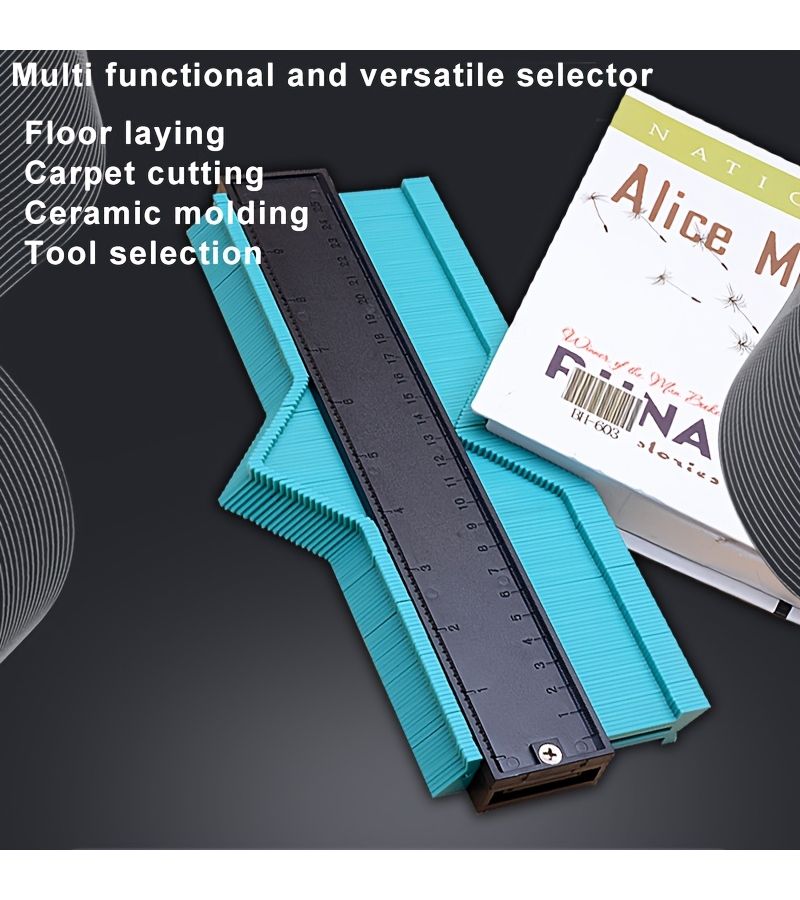 Blue Adjustable Contour Replicator Tool For Woodworking DIY Home Projects - Image 4