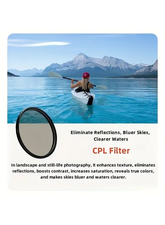 Insta360 Ace Pro 2 Lens Filter Kit CPL ND2 ND400 Adapter Ring - Image 5