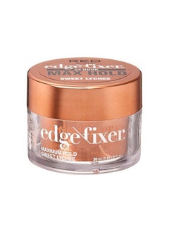 Edge Fixer 24 Hour Maximum Hold Edge Wax No Flaking Biotin B7 Infused Hair Gel 1.01 Fl.Oz (Sweet Lychee)