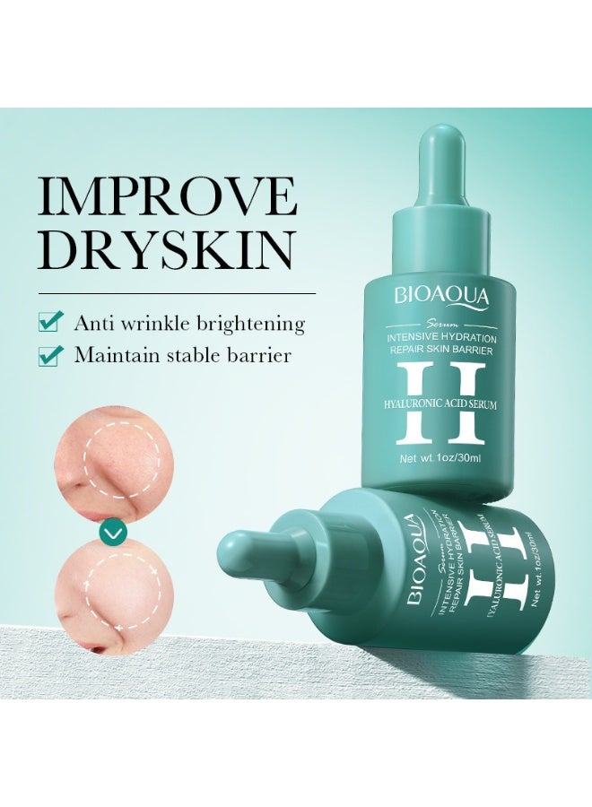 بيو أكوا سيروم حمض الهيالورونيك - مبيض ومضاد للأكسدة وترطيب وتفتيح البشرة، سيروم عضوي مضاد للشيخوخة - 30 مل - Image 3