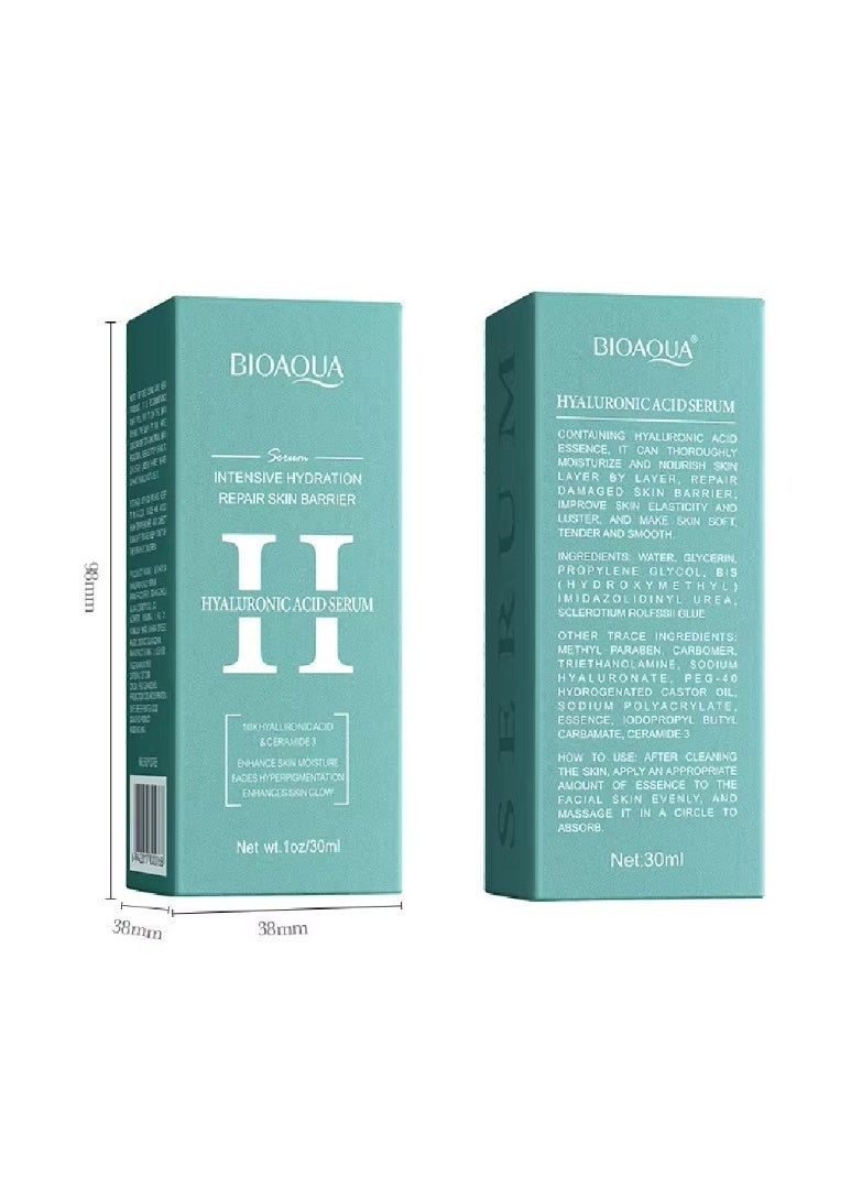بيو أكوا سيروم حمض الهيالورونيك - مبيض ومضاد للأكسدة وترطيب وتفتيح البشرة، سيروم عضوي مضاد للشيخوخة - 30 مل - Image 4