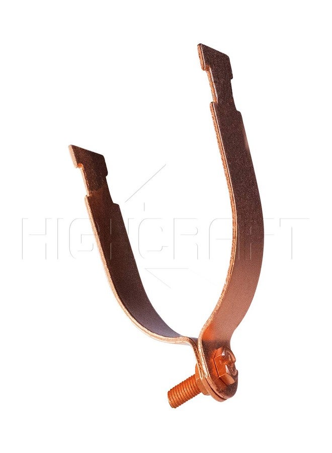 Highcraft DMTU-DQ112-10 Strut Clamp Copper Epoxy Coated Steel, for 1-1/2''. Pipe (PKG=10) - Image 2