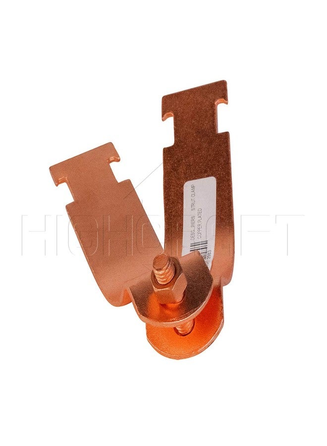 Highcraft DMTU-DQ112-10 Strut Clamp Copper Epoxy Coated Steel, for 1-1/2''. Pipe (PKG=10) - Image 4