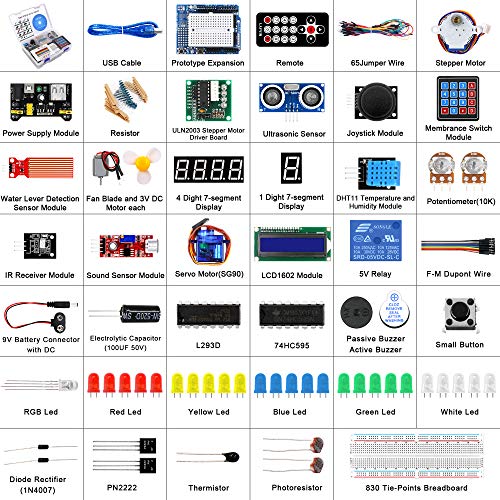 LAFVIN Project Super Starter Kit for R3 Mega2560 Mega328 Nano with Tutorial Compatible with Arduino IDE - Image 2