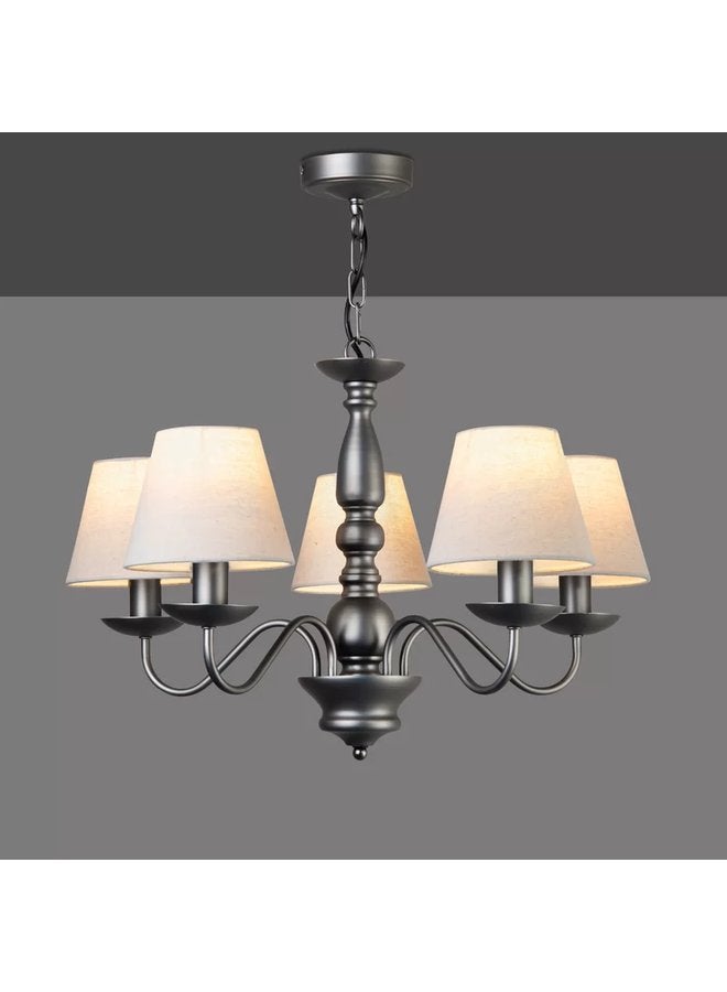 Y-LIGHTS Modern Ceiling Light Fixture - Black&Offwhite - Decorative Hanging Lamp - Image 1