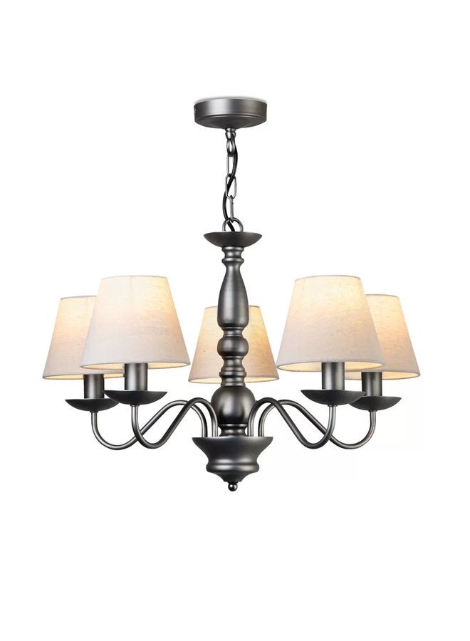 Y-LIGHTS Modern Ceiling Light Fixture - Black&Offwhite - Decorative Hanging Lamp - Image 2