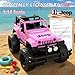 DOUBLE E Jeep Licensed 114 Scale Pink Remote Control Car for Girls with 2DIY Stickers Opentop Design RC Jeep 80Min Play 24Ghz Off Road RC Trucks with LED Lights BirthdayXmas Gifts for Girls 6 - Image 4