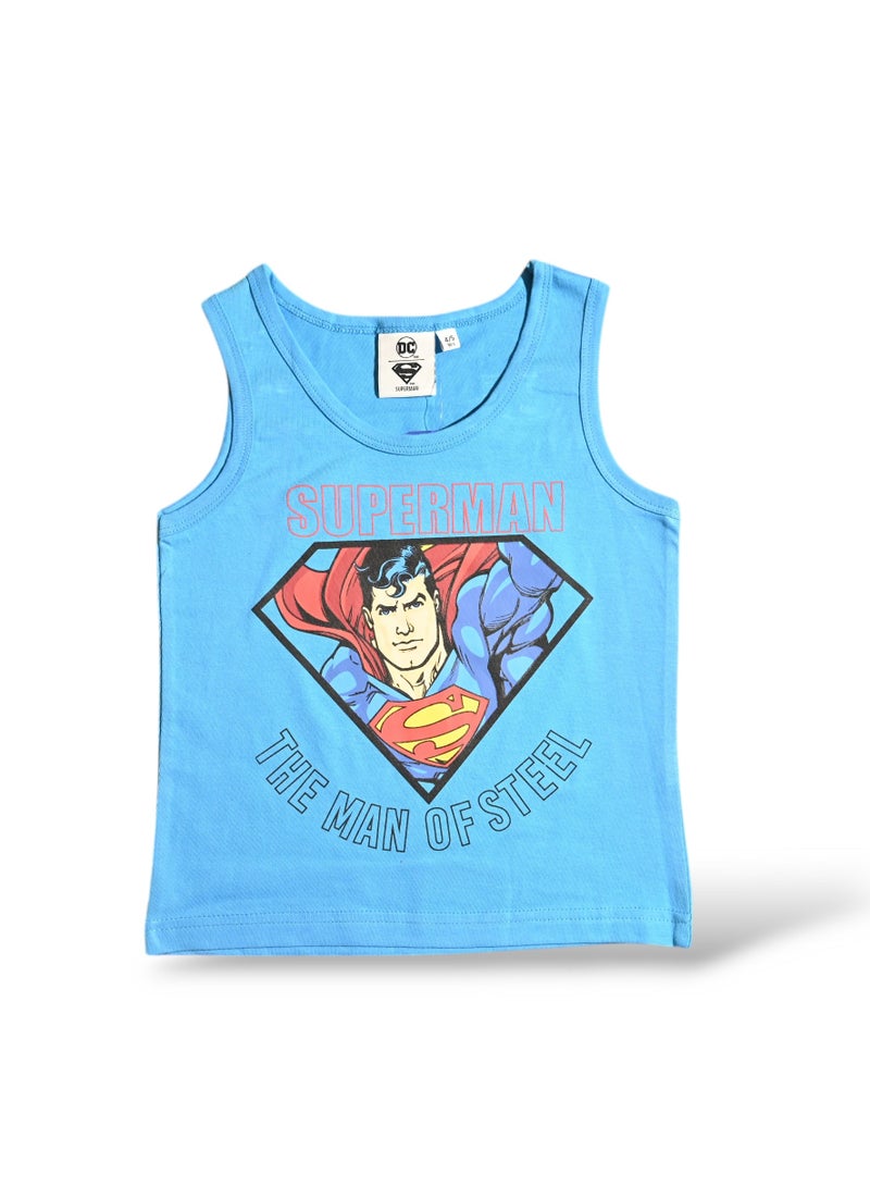 SUPERMAN - ‬‪BOYS SLEEVELESS SHORT SET‬ - Image 2