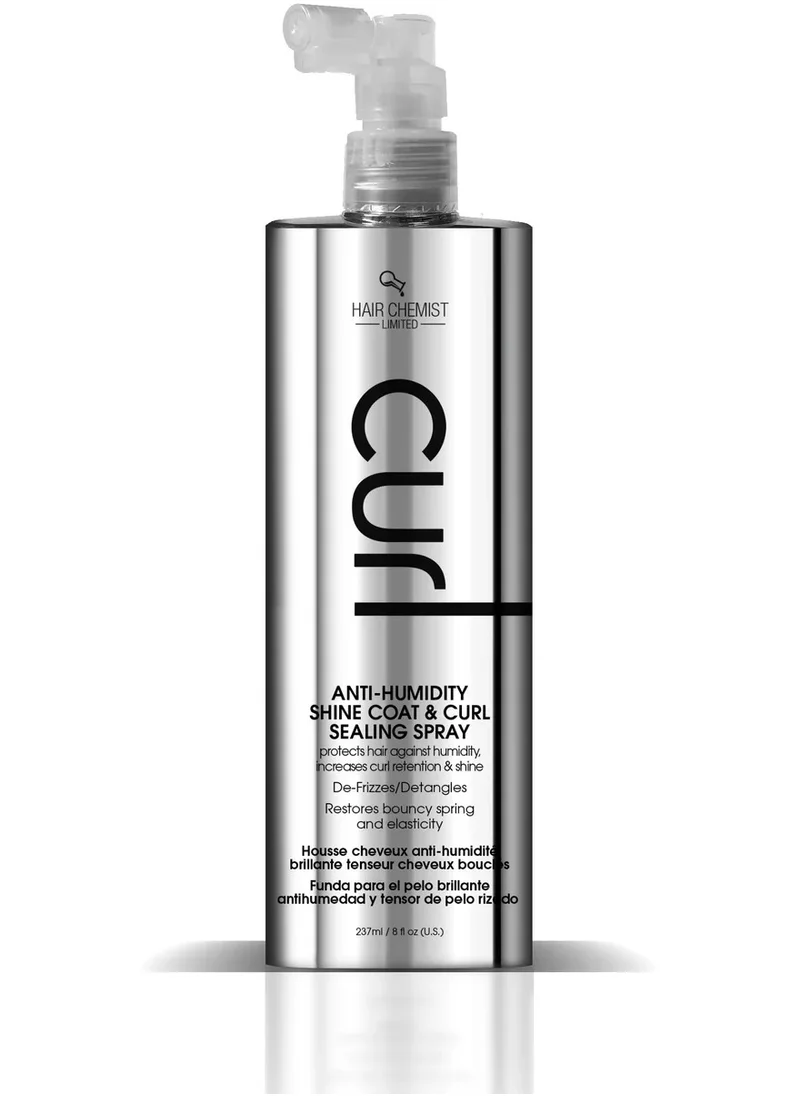 Hair Chemist CURL Anti Humidity Shine Coat & Curl Sealing Spray 8 oz.
