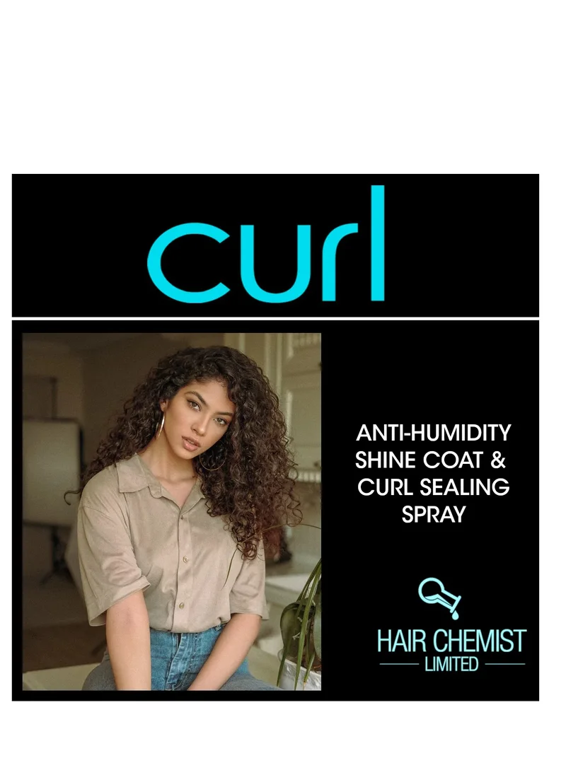 Hair Chemist CURL Anti Humidity Shine Coat & Curl Sealing Spray 8 oz.
