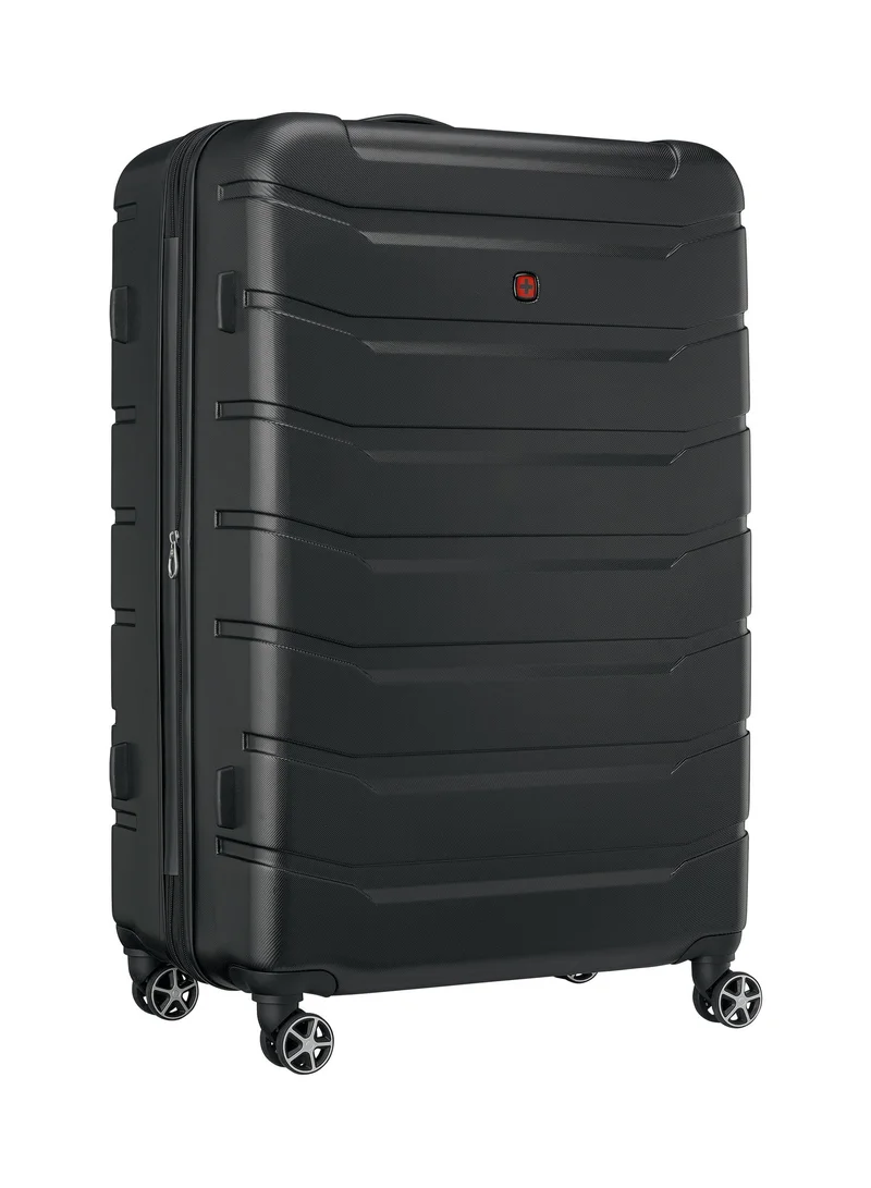 فيجنر Vaiana Large Hardside Expandable 87cm Check-In Luggage Trolley Black - 612357
