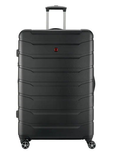 فيجنر Vaiana Large Hardside Expandable 87cm Check-In Luggage Trolley Black - 612357