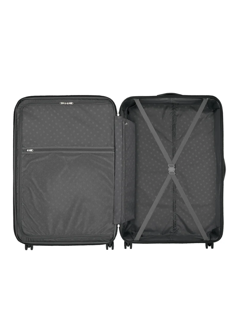 فيجنر Vaiana Large Hardside Expandable 87cm Check-In Luggage Trolley Black - 612357