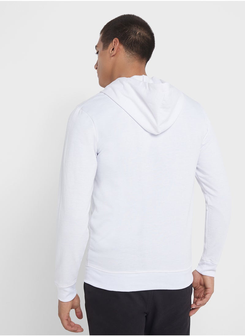 Seventy Five Basics - Essential Zip Through Hoodie - Image 1