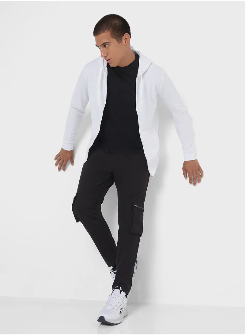 سفنتي فايف بيسيكس Essential Zip Through Hoodie