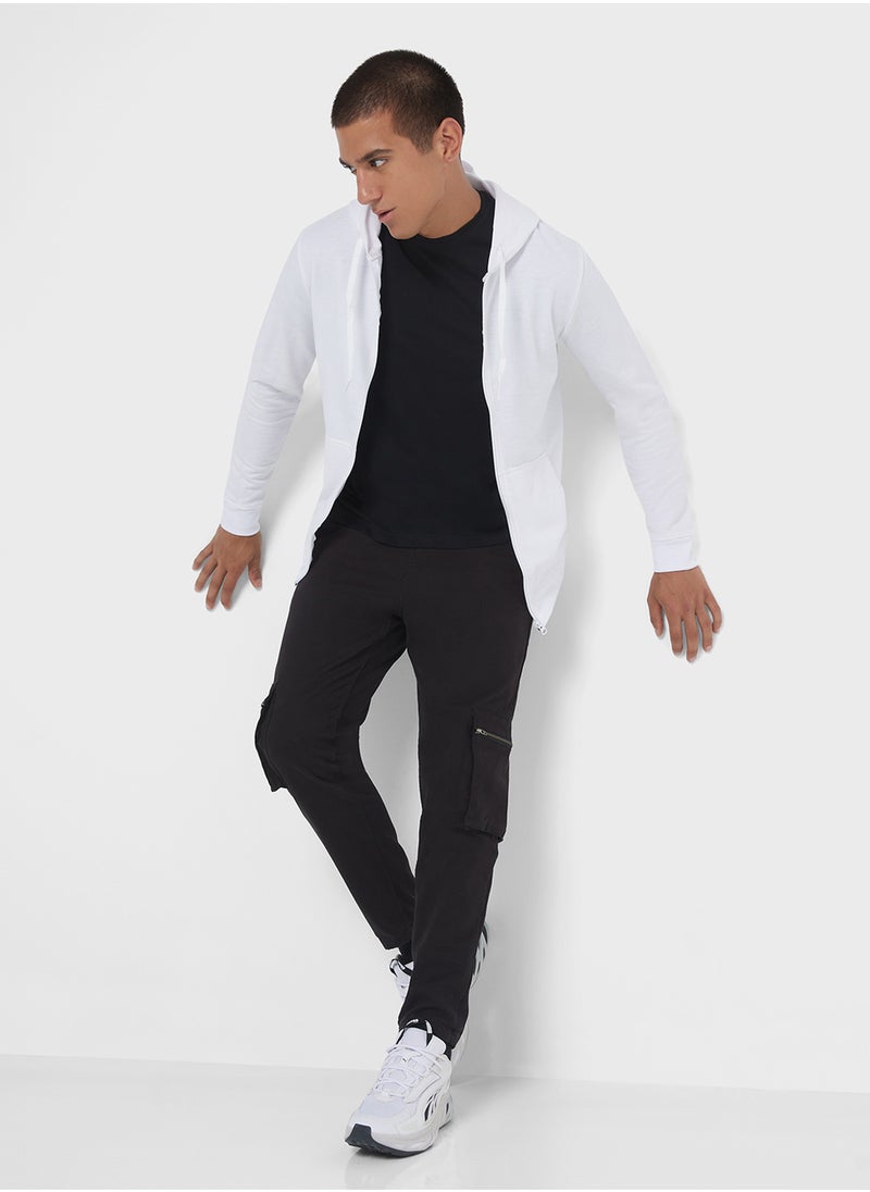 Seventy Five Basics - Essential Zip Through Hoodie - Image 1
