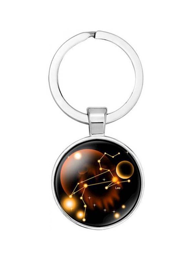 NIBEMINENT Fantasy Starry Sky Alloy Glass Keyrings