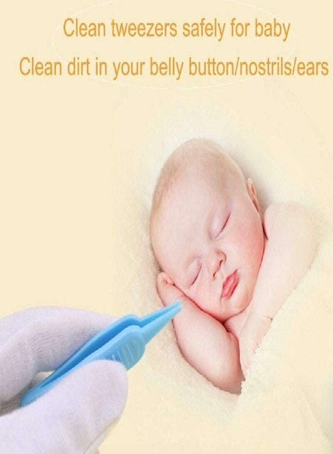 VATTU Baby Care Safety Tweezers for Ear Nose Navel Cleaning – Soft Tip Plastic Forceps for Newborn Hygiene – Gentle Grip Clip for Infant Grooming – Non-Slip Handle (1 Piece) - Image 2