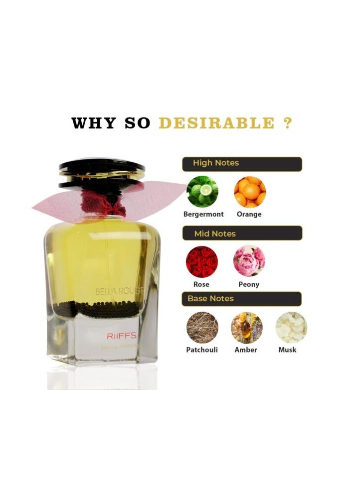 RIIFFS SPRAY BELLA ROUGE EAU DE PARFUM FOR WOMEN  100ML